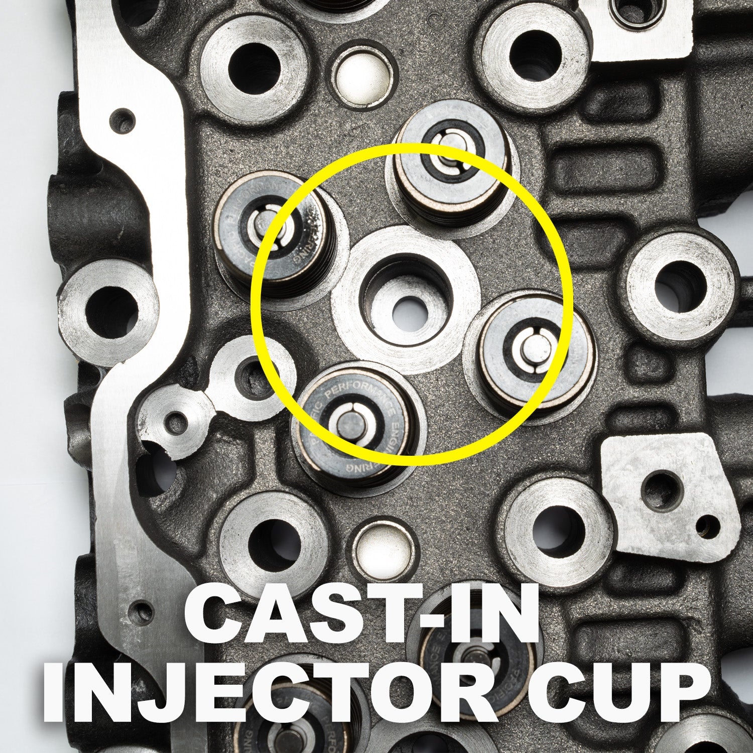 2001-2004 GM 6.6L Duramax Cast Iron Cylinder Head (One) LB7 Pacific Performance Engineering
