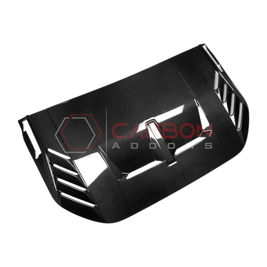 2021+ Bronco Raptor Real Carbon Fiber Hood Vent Trim Cover