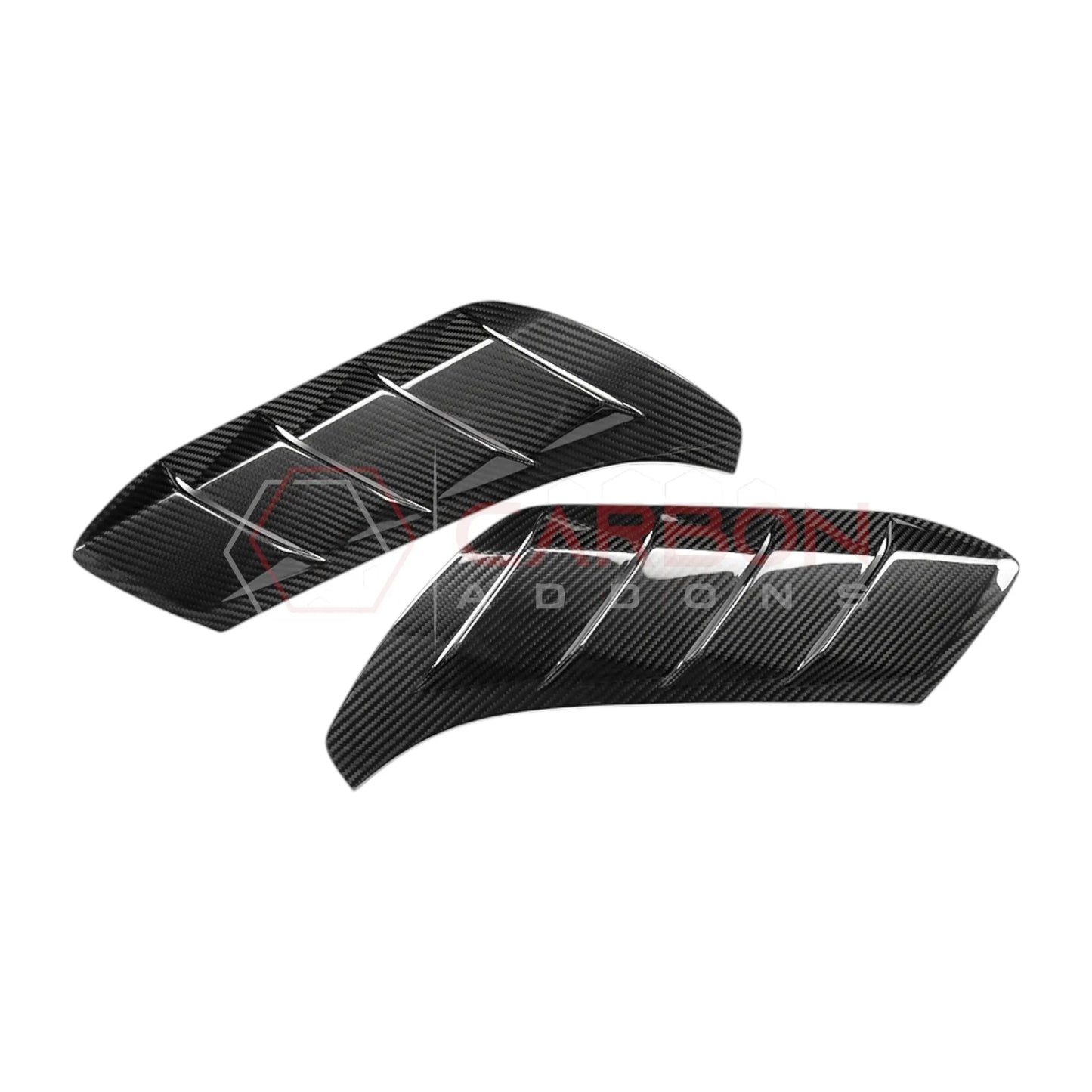 2021+ Bronco Raptor Real Carbon Fiber Fender Vent Trim Covers