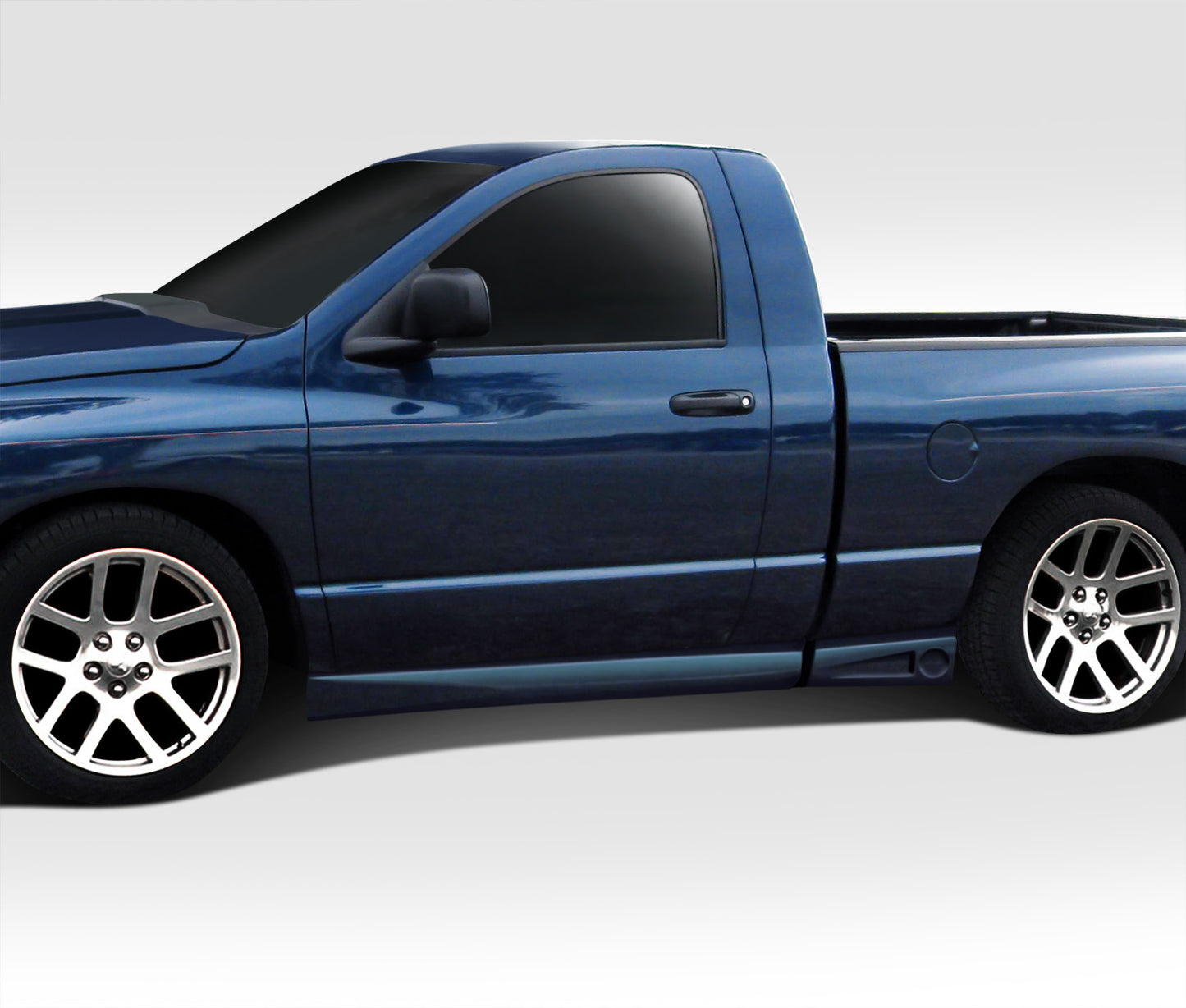 Extreme Dimensions Duraflex BT-1 Side Skirts Compatible With 2002-2008 Dodge Ram - 4 Piece - 112000