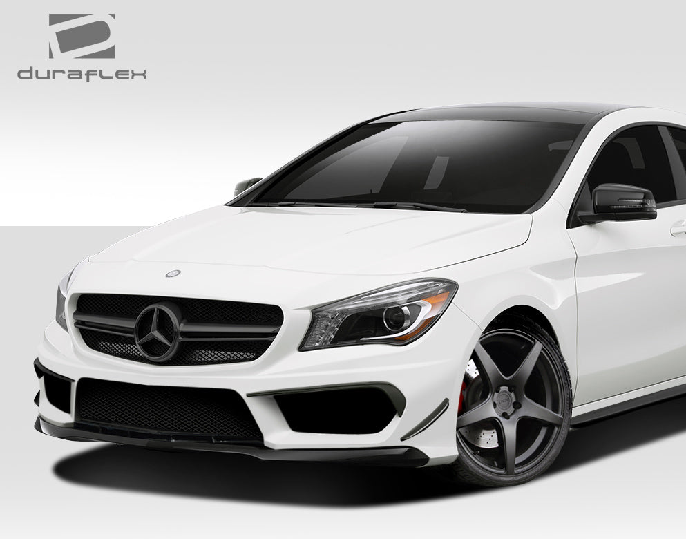 Extreme Dimensions Duraflex Black Series Look Front Bumper Cover Compatible With 2014-2015 Mercedes CLA - 5 Piece - 112006