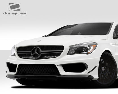 Extreme Dimensions Duraflex Black Series Look Front Bumper Cover Compatible With 2014-2015 Mercedes CLA - 5 Piece - 112006