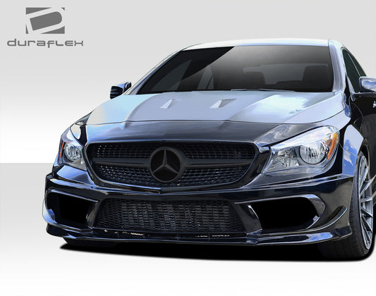 Extreme Dimensions Duraflex Black Series Look Wide Body Front Bumper Cover Compatible With 2014-2015 Mercedes CLA - 7 Piece - 112011