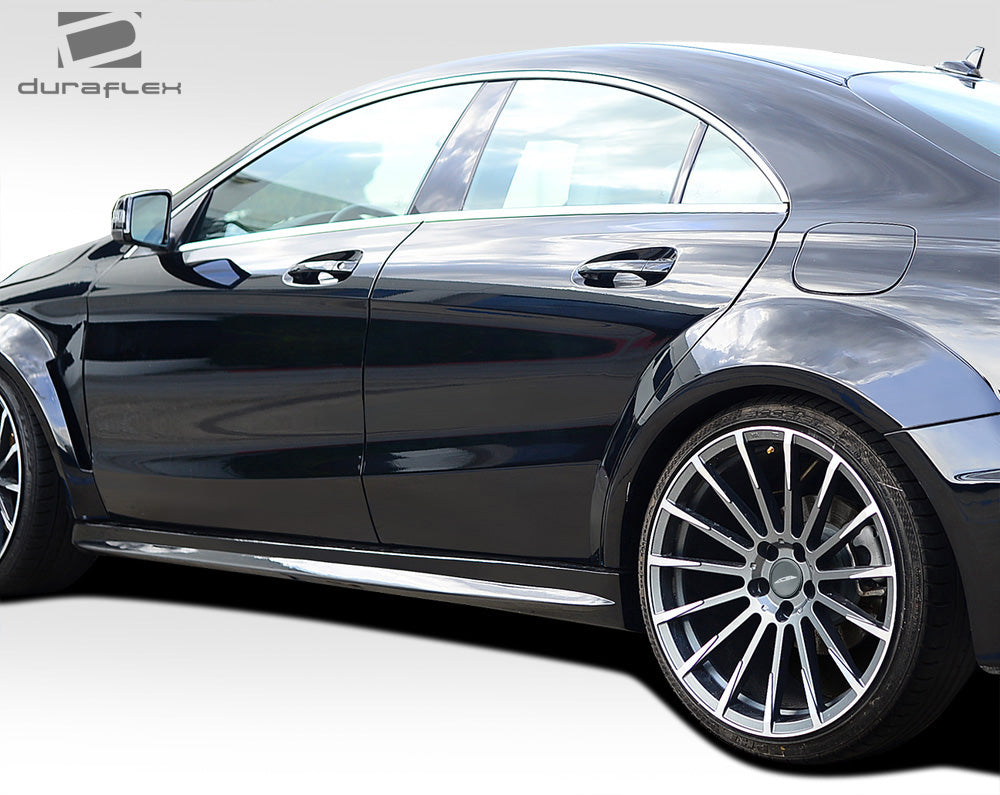 Extreme Dimensions Duraflex Black Series Look Wide Body Side Skirts Compatible With 2014-2015 Mercedes CLA - 2 Piece - 112012