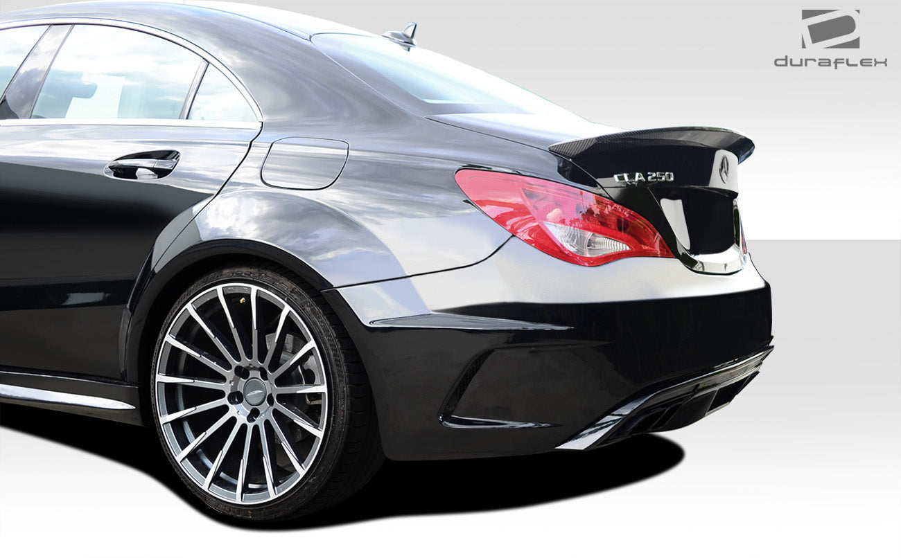 Extreme Dimensions Duraflex Black Series Look Wide Body Rear Bumper Cover Compatible With 2014-2015 Mercedes CLA - 1 Piece - 112013