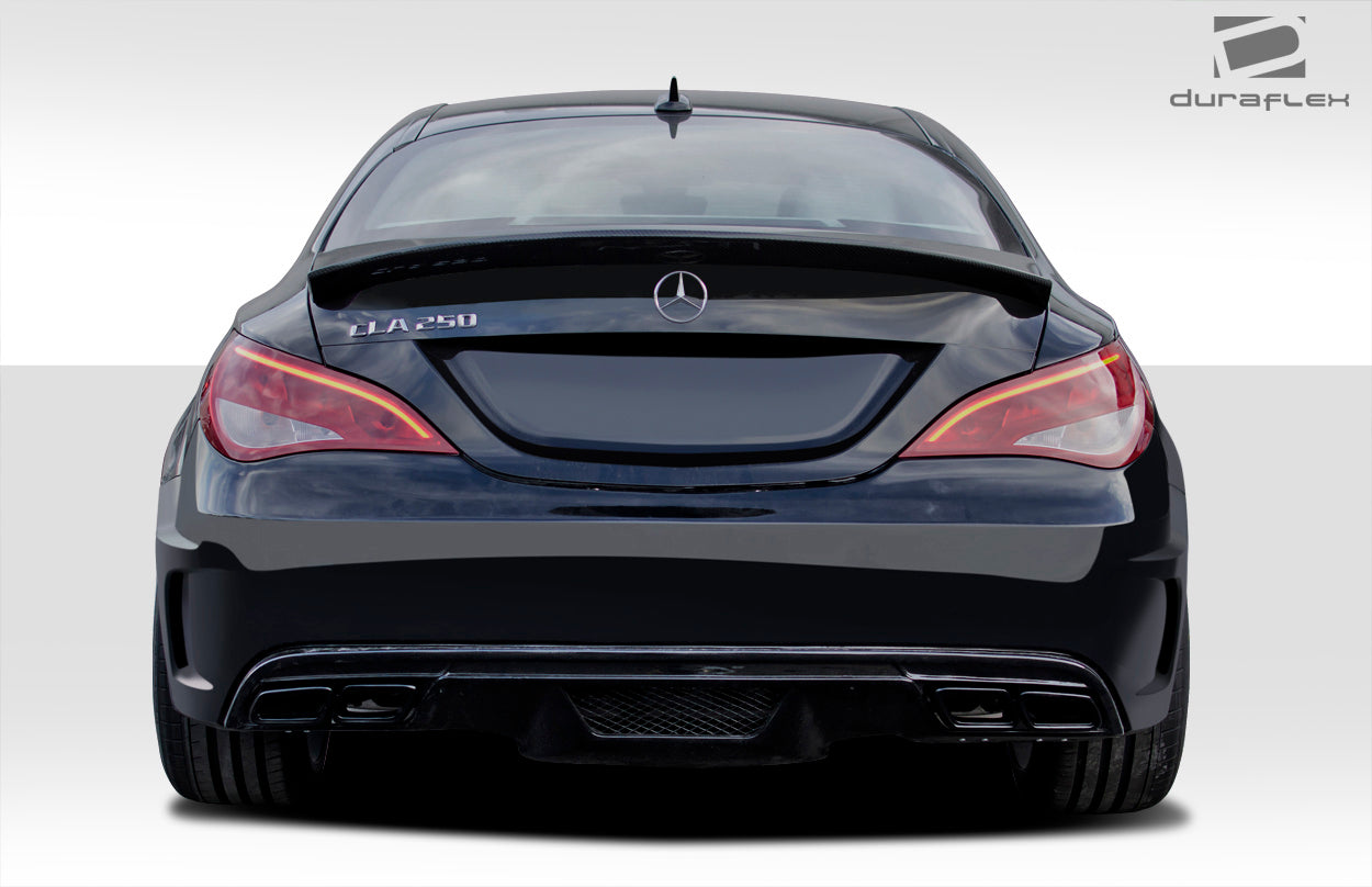 Extreme Dimensions Duraflex Black Series Look Wide Body Rear Bumper Cover Compatible With 2014-2015 Mercedes CLA - 1 Piece - 112013