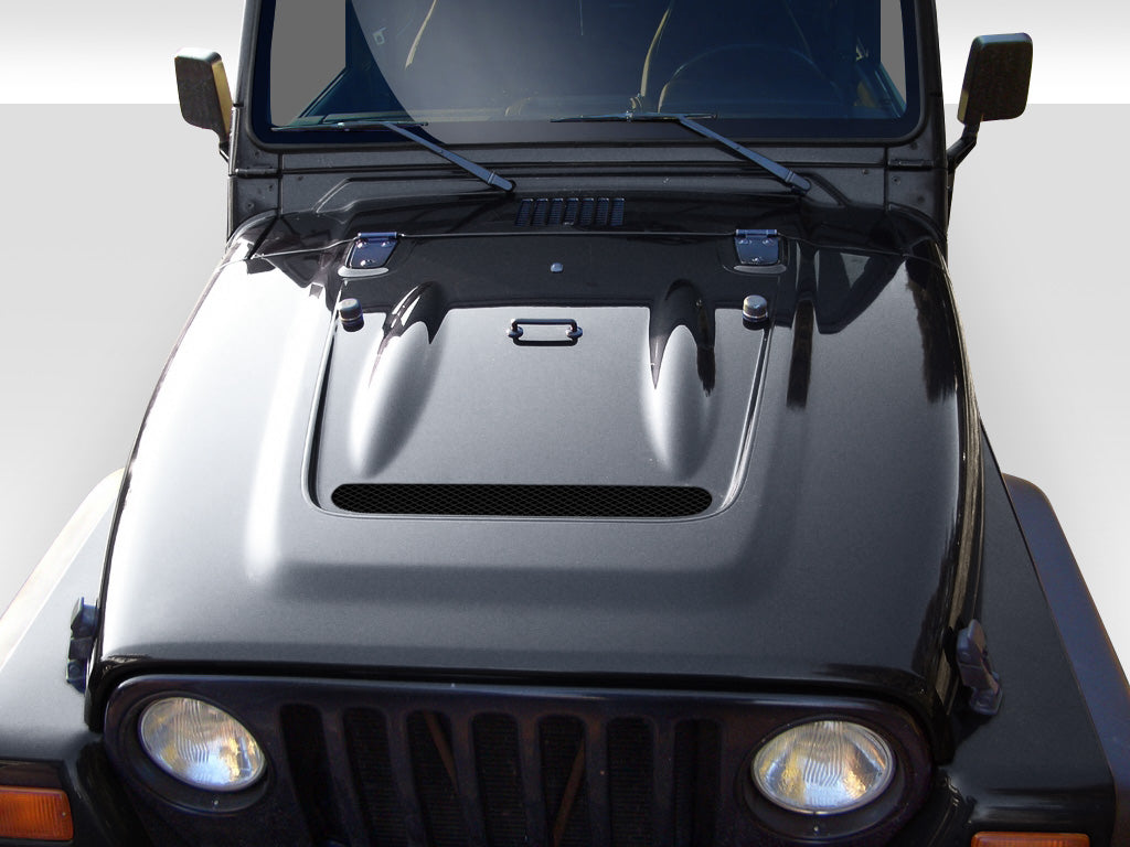 Extreme Dimensions Duraflex Heat Reduction Hood Compatible With 1997-2006 Jeep Wrangler - 1 Piece - 112018