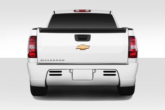 Extreme Dimensions Duraflex BT-3 Rear Bumper Cover Compatible With 2007-2013 Chevrolet Silverado - 1 Piece - 112049