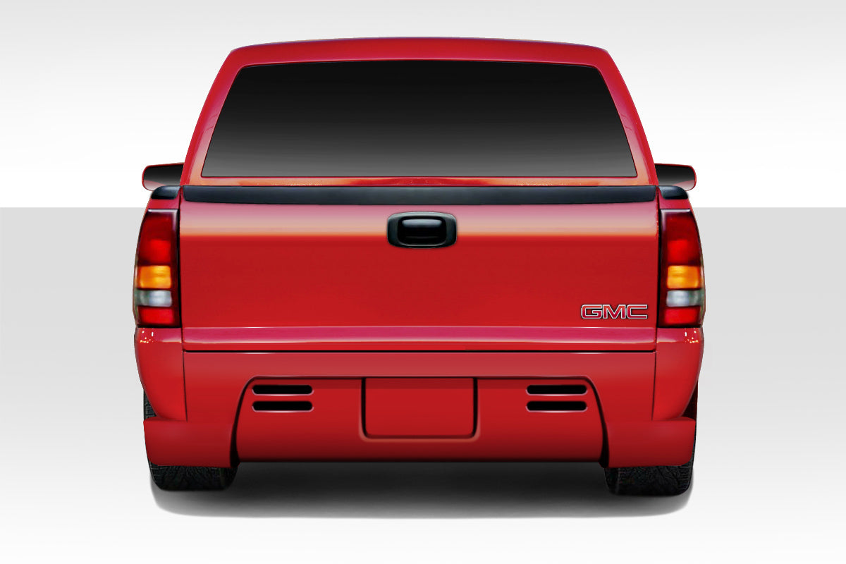 Extreme Dimensions Duraflex BT-1 Rear Bumper Cover Compatible With 1999-2006 Chevrolet Silverado - 1 Piece - 112051