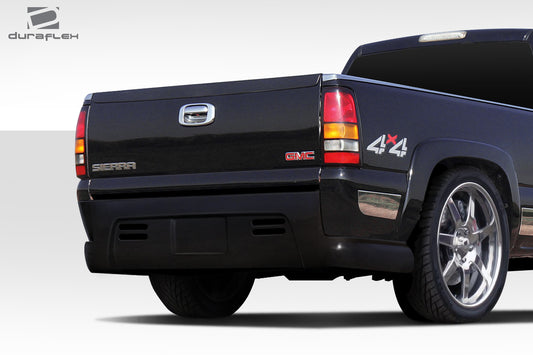 Extreme Dimensions Duraflex BT-1 Rear Bumper Cover Compatible With 1999-2006 Chevrolet Silverado - 1 Piece - 112051