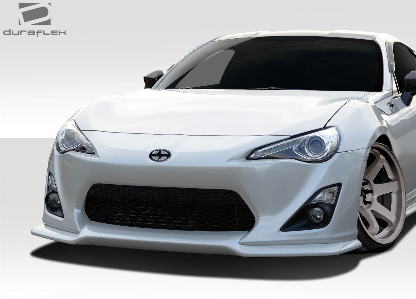 Extreme Dimensions Duraflex V-Speed Front Lip Spoiler Compatible With 2013-2016 Scion FRS - 1 Piece - 112059
