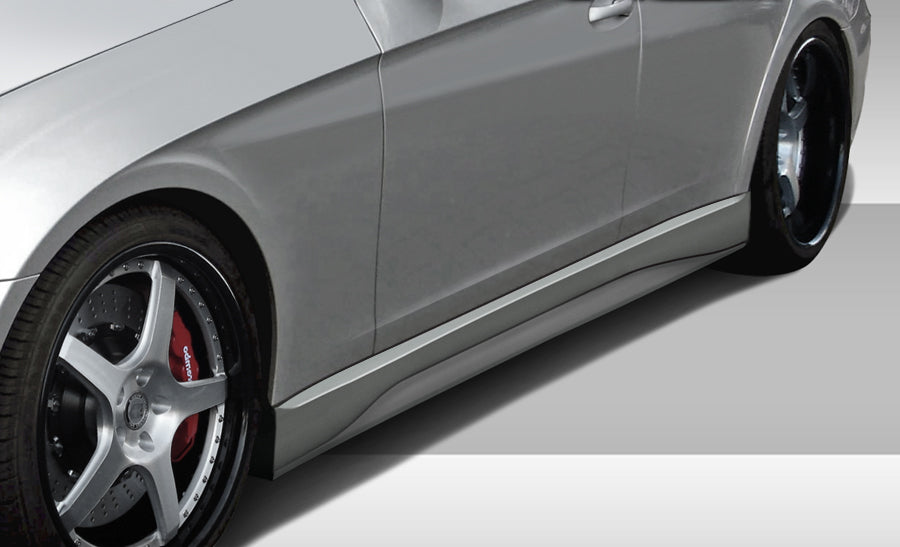 Extreme Dimensions Duraflex Eros Version 1 Side Skirts Compatible With 2006-2011 Mercedes CLS W219 - 2 Piece - 112067