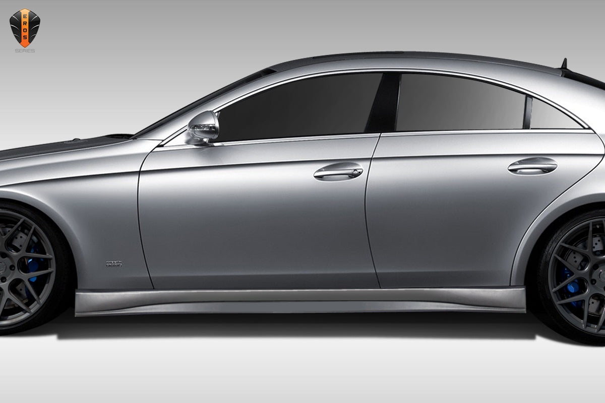Extreme Dimensions Duraflex Eros Version 1 Side Skirts Compatible With 2006-2011 Mercedes CLS W219 - 2 Piece - 112067