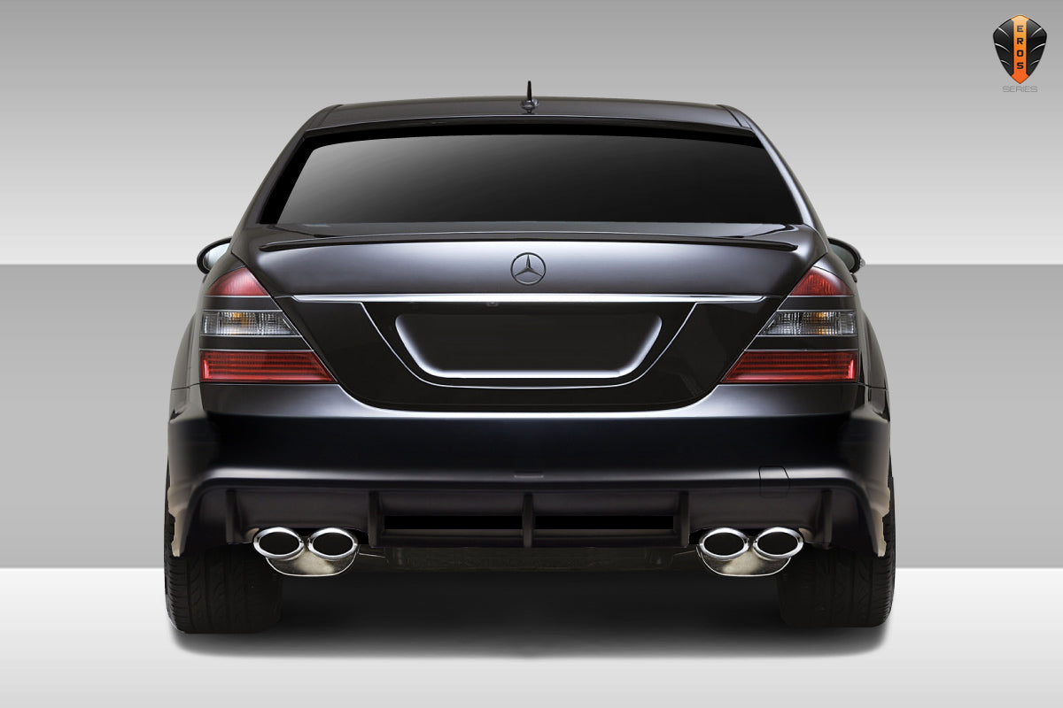 Extreme Dimensions Duraflex Eros Version 3 Rear Bumper Cover Compatible With 2007-2009 Mercedes S Class - 1 Piece - 112071