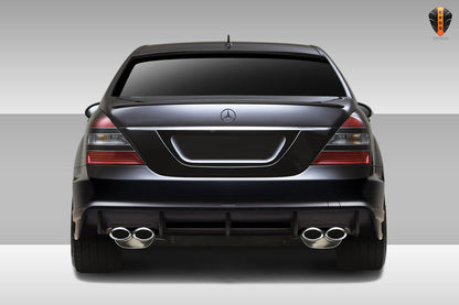 Extreme Dimensions Duraflex Eros Version 3 Rear Bumper Cover Compatible With 2007-2009 Mercedes S Class - 1 Piece - 112071