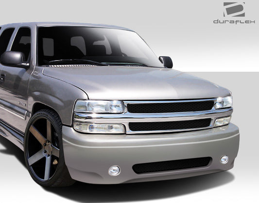 Extreme Dimensions Duraflex Denali Look Front Bumper Cover Compatible With 1999-2002 Chevrolet Silverado - 1 Piece - 112105