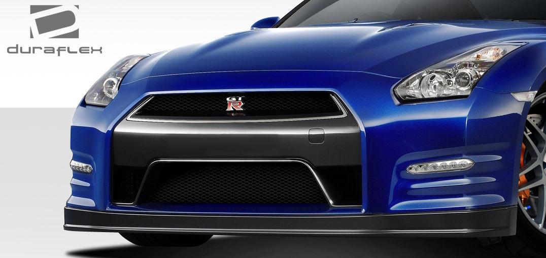 Extreme Dimensions Duraflex OEM Facelift Look Front Lip Spoiler Compatible With 2009-2016 Nissan GTR - 2 Piece - 112114
