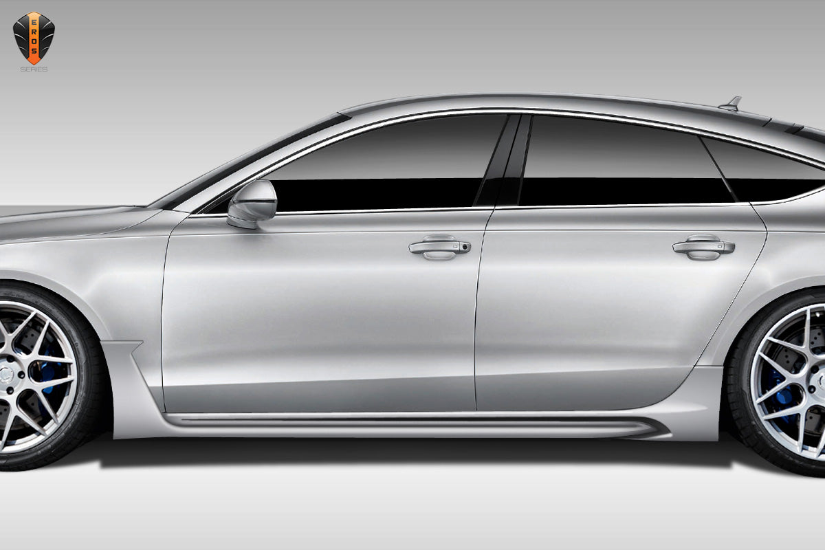 Extreme Dimensions Duraflex C7 Eros Version 1 Side Skirts Compatible with 2012-2018 Audi A7 - 2 Piece - 112119