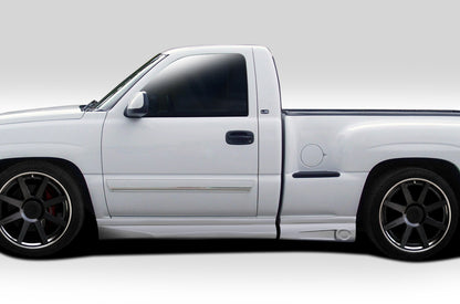 Extreme Dimensions Duraflex BT-1 Side Skirts Compatible With 1999-2006 Chevrolet Silverado - 4 Piece - 112125
