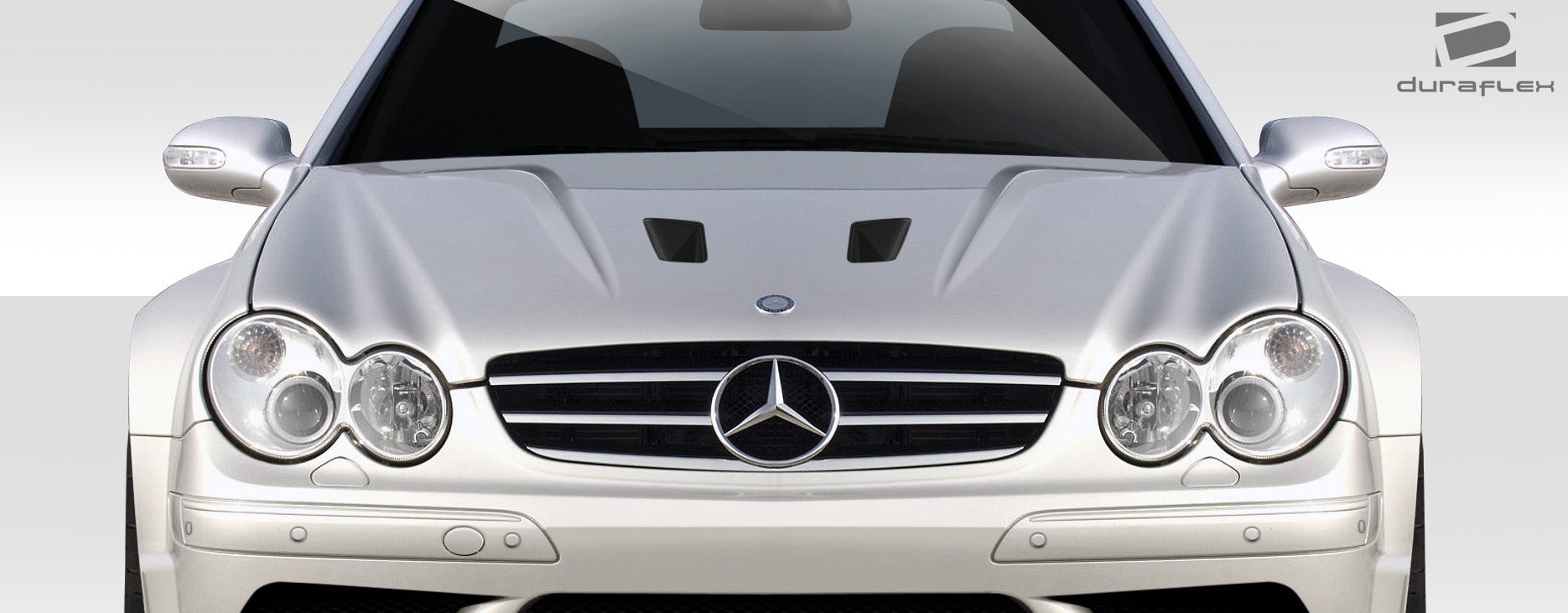 Extreme Dimensions Duraflex Black Series Look Hood Compatible With 2003-2009 Mercedes CLK - 1 Piece - 112195
