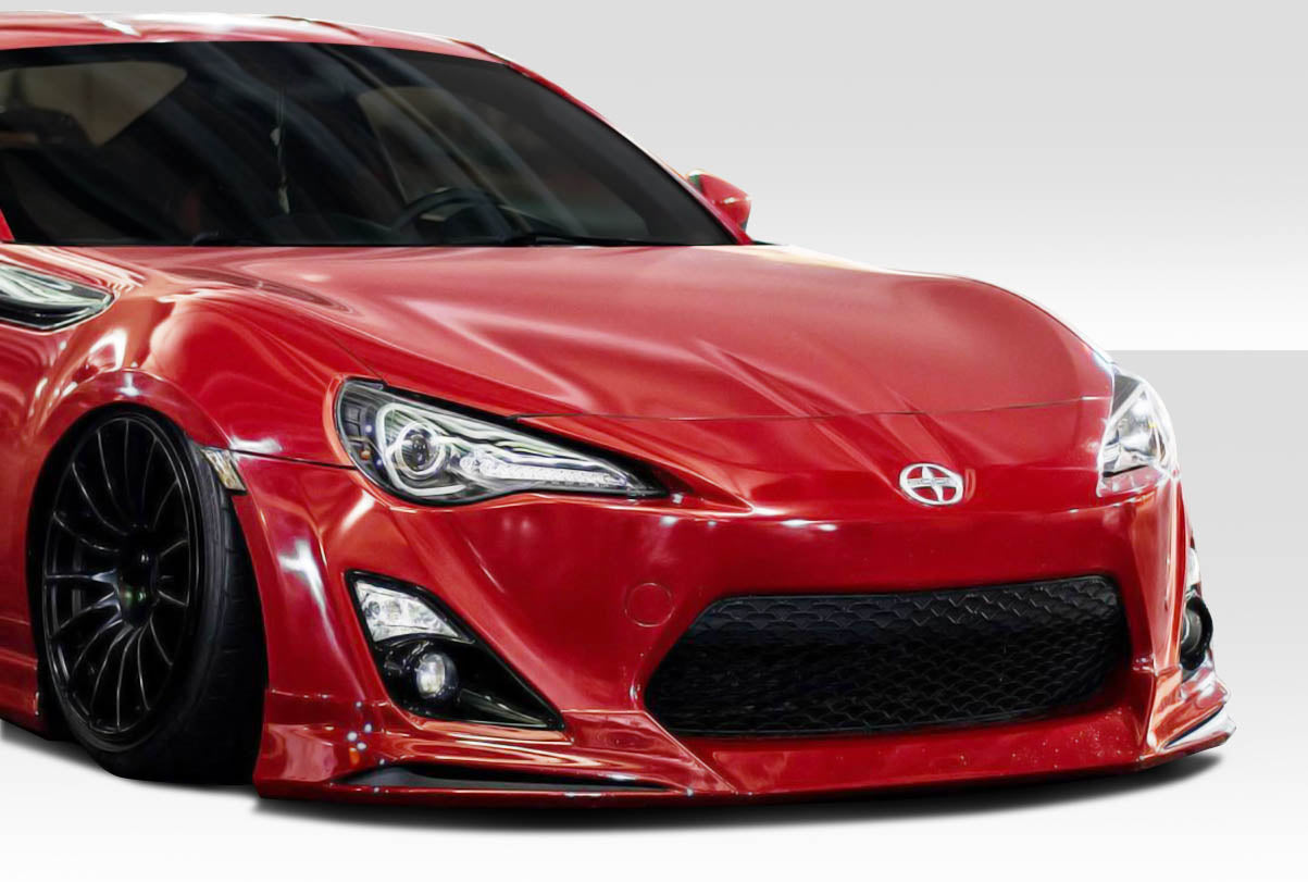 Extreme Dimensions Duraflex Modellista Look Front Lip Spoiler Compatible With 2013-2016 Scion FRS - 3 Piece - 112203