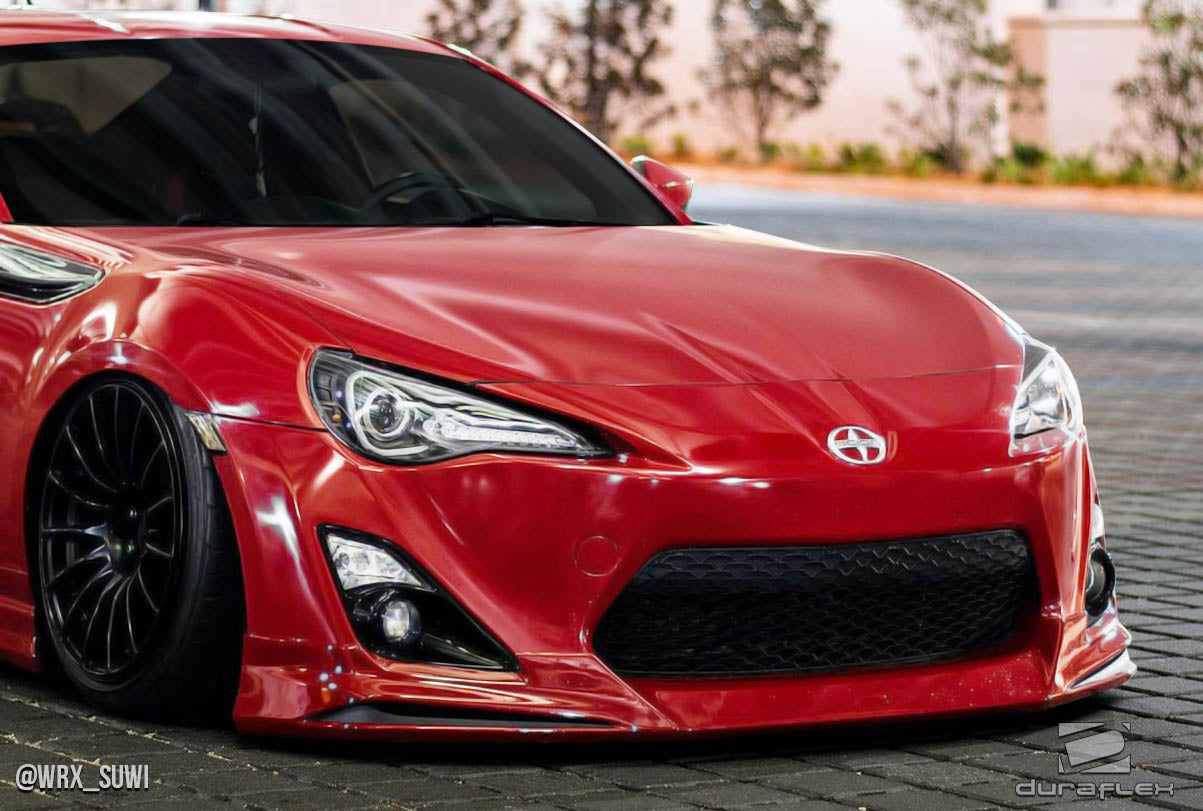 Extreme Dimensions Duraflex Modellista Look Front Lip Spoiler Compatible With 2013-2016 Scion FRS - 3 Piece - 112203
