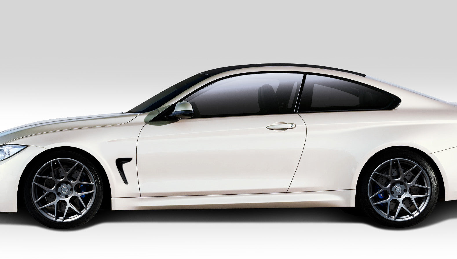 Extreme Dimensions Duraflex M4 Look Side Skirts Compatible With 2014-2020 BMW 4 Series F32 - 2 Piece - 112228