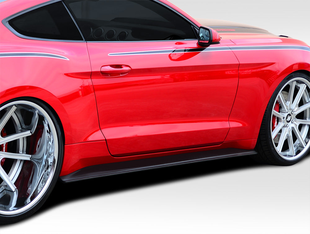 Extreme Dimensions Duraflex GT Concept Side Skirts Compatible With 2015-2023 Ford Mustang - 2 Piece - 112233