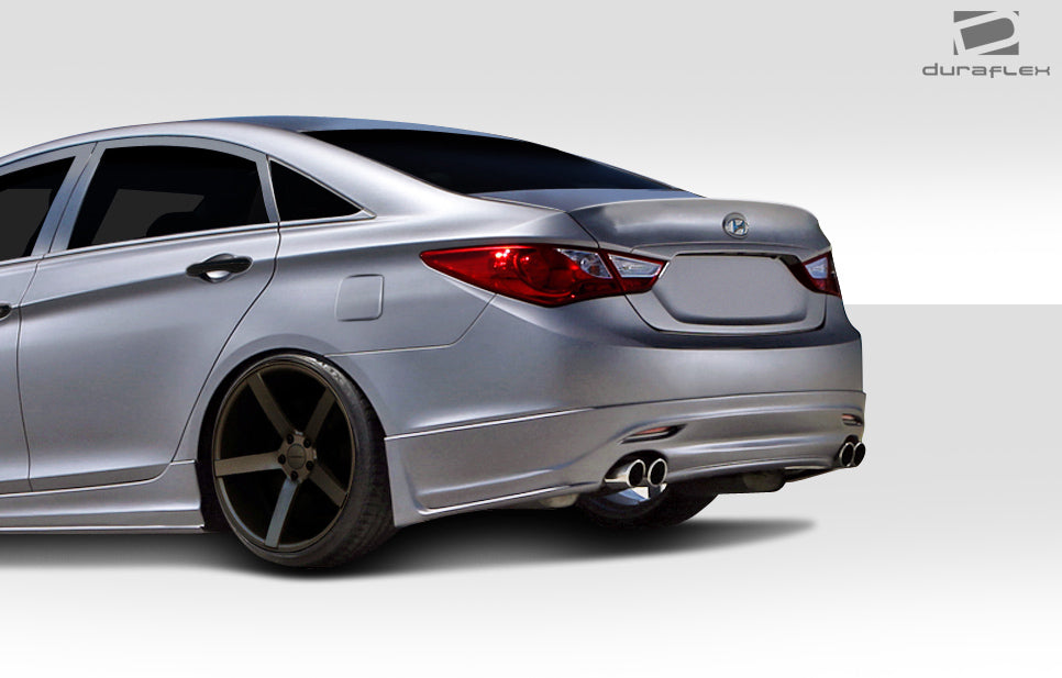 Extreme Dimensions Duraflex Racer Rear Lip Add On Spoiler Compatible With 2011-2013 Hyundai Sonata - 1 Piece - 112243