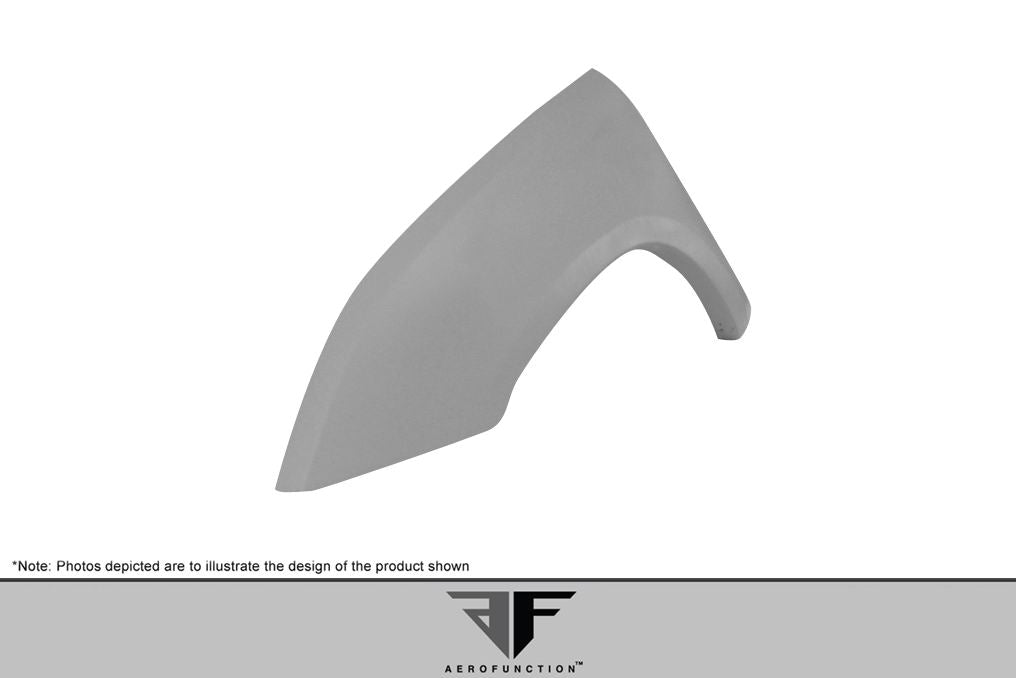 Aero Function AF-1 Wide Body Front Fenders Compatible With 2008-2015 Lexus LX - 2 Piece - 112294