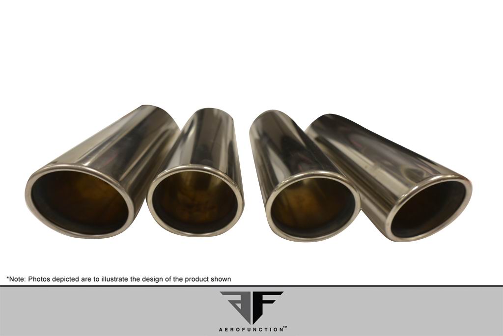 Aero Function AF-1 Exhaust Tips Compatible With 2008-2015 Lexus LX - 4 Piece - 112298