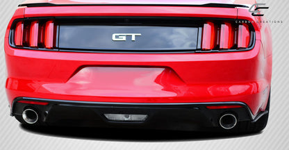 Carbon Creations GT Concept Rear Lip Add On Spoiler Compatible With 2015-2017 Ford Mustang - 2 Piece - 112316