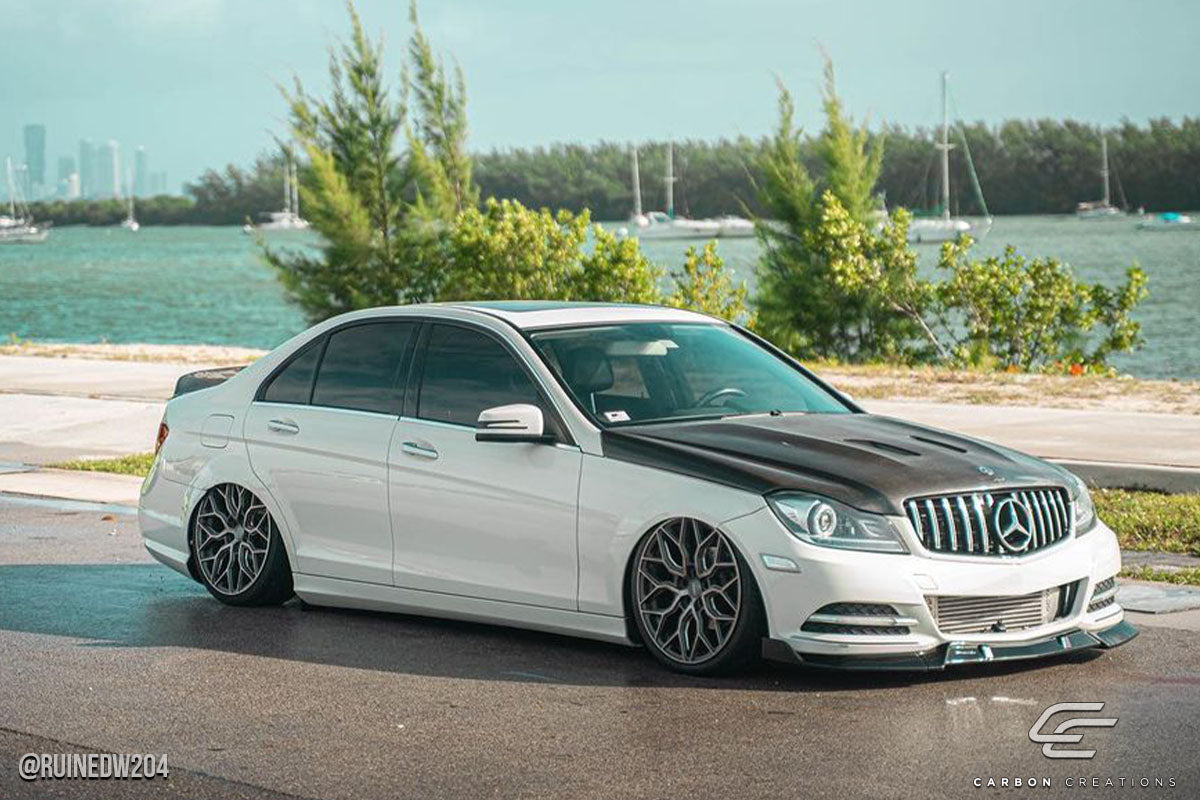 Carbon Creations Black Series Look Hood Compatible With 2008-2011 Mercedes C Class - 1 Piece - 112319