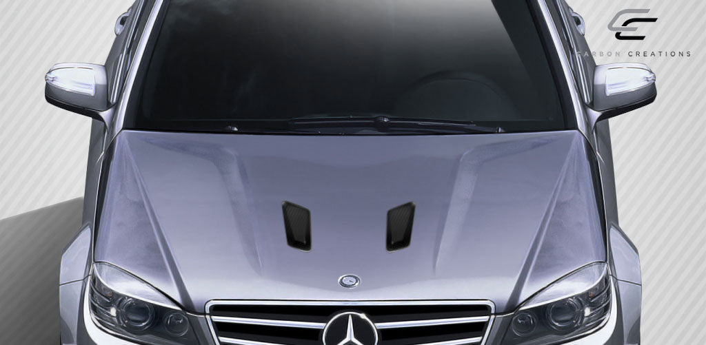 Carbon Creations Black Series Look Hood Compatible With 2008-2011 Mercedes C63 - 1 Piece - 112324