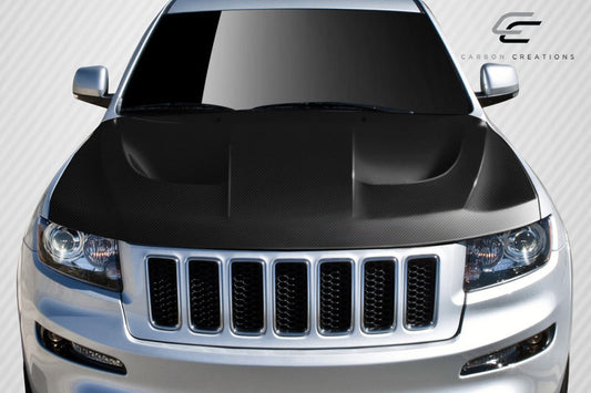 Carbon Creations SRT8 Look Hood Compatible With 2011-2022 Jeep Grand Cherokee - 1 Piece - 112331