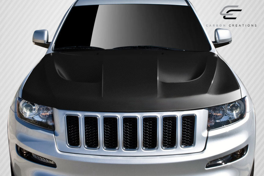 Carbon Creations SRT8 Look Hood Compatible With 2011-2022 Jeep Grand Cherokee - 1 Piece - 112331