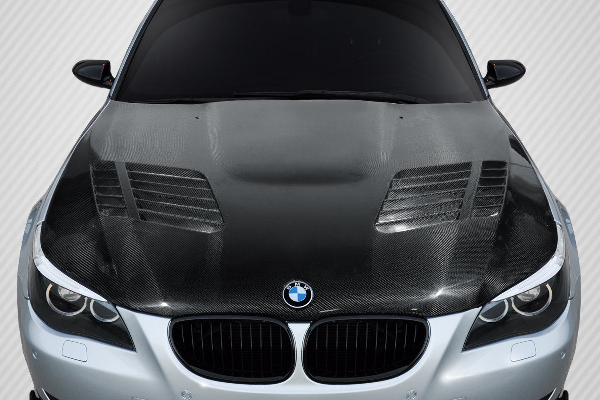 Carbon Creations GTR Hood Compatible With 2004-2010 BMW 5 Series - 1 Piece - 112332