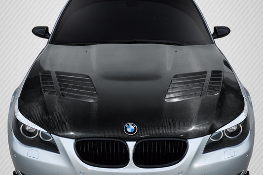 Carbon Creations GTR Hood Compatible With 2004-2010 BMW 5 Series - 1 Piece - 112332