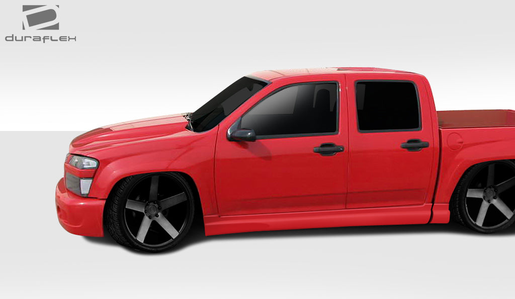 Extreme Dimensions Duraflex BT-1 Side Skirts Compatible With 2004-2009 Chevrolet Colorado - 4 Piece - 112336