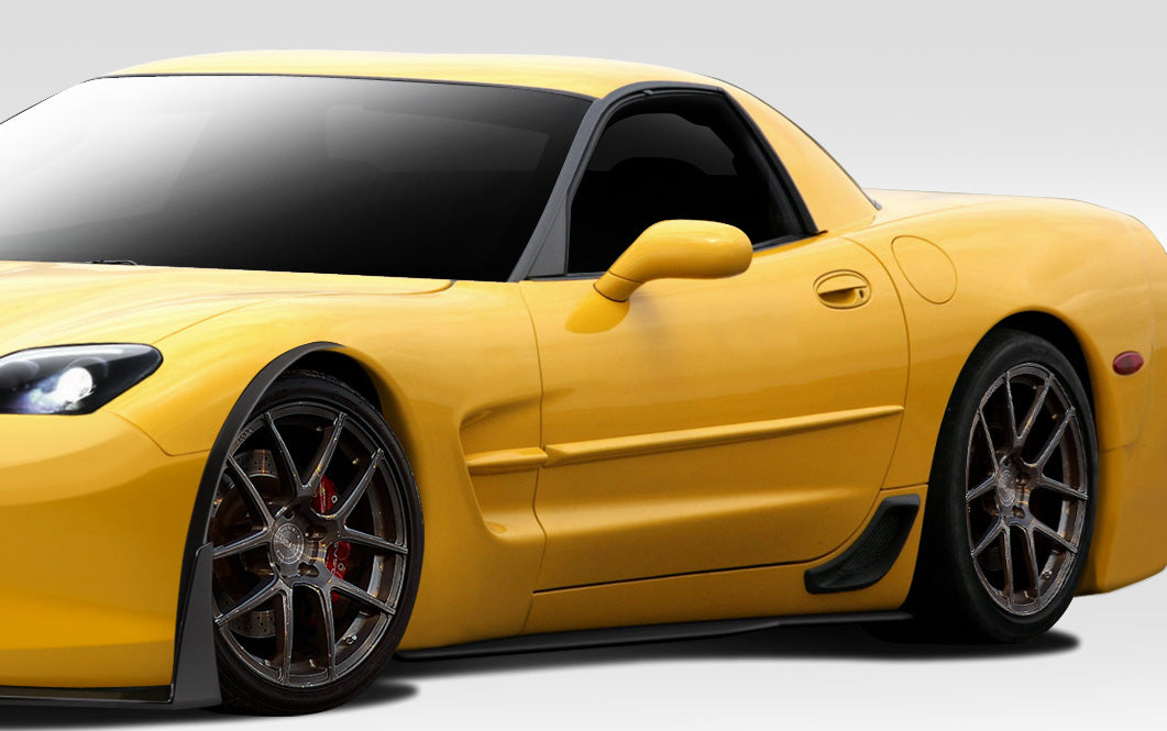 Extreme Dimensions Duraflex Stingray Z Side Skirts Compatible With 1997-2004 Chevrolet Corvette - 2 Piece - 112339