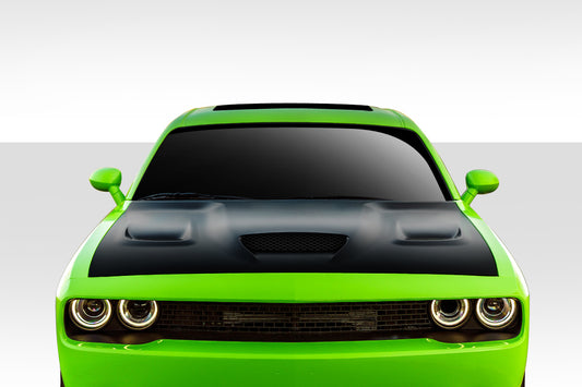 Extreme Dimensions Duraflex Hellcat Hood Compatible With 2008-2023 Dodge Challenger - 1 Piece - 112342