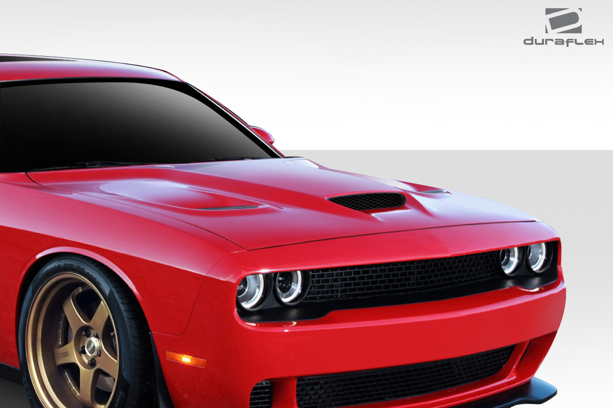 Extreme Dimensions Duraflex Hellcat Hood Compatible With 2008-2023 Dodge Challenger - 1 Piece - 112342