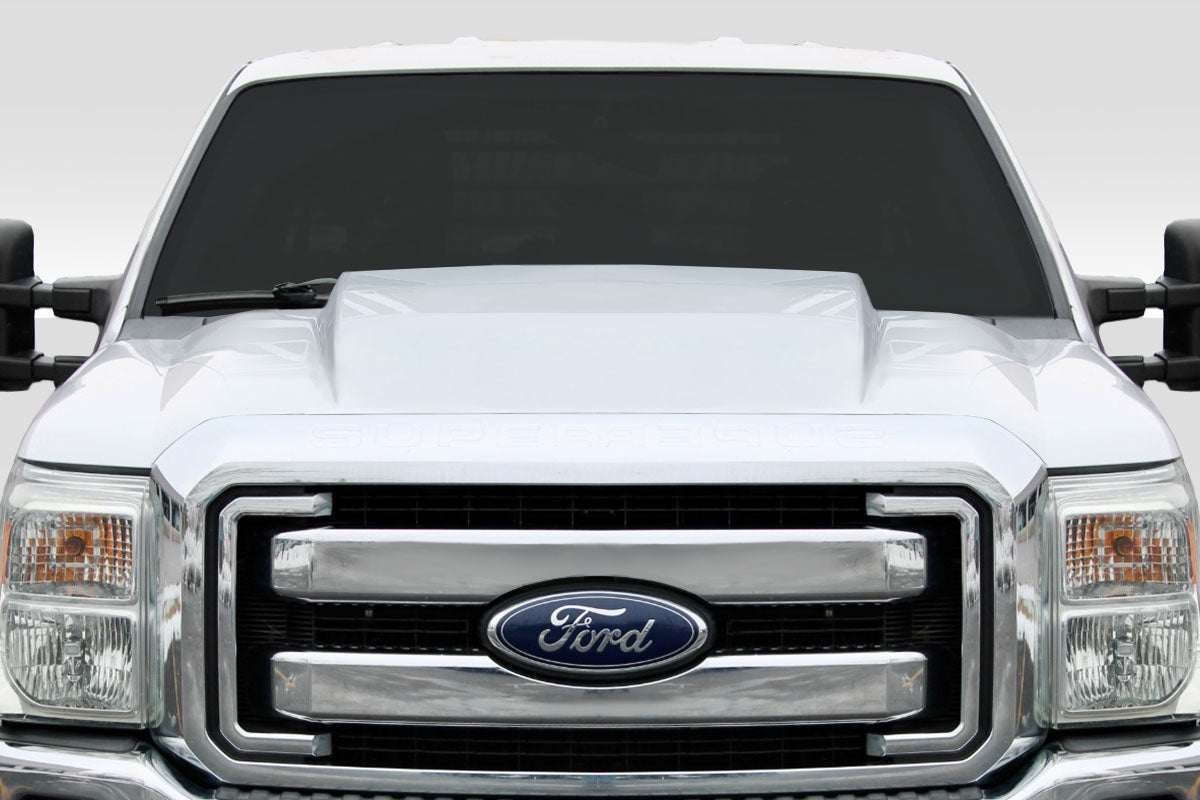 Extreme Dimensions Duraflex Cowl Hood Compatible With 2011-2016 Ford Super Duty - 1 Piece - 112354