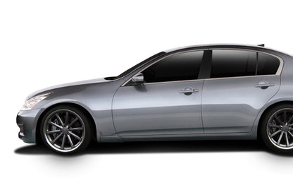 Couture Vortex Side Skirts Compatible With 2007-2009 Infiniti G Sedan - 2 Piece - 112382