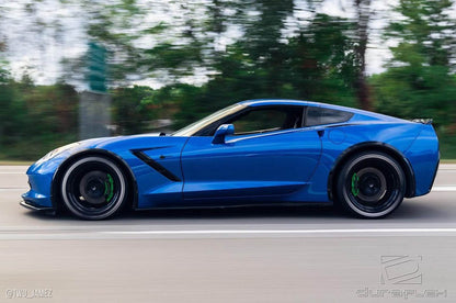 Extreme Dimensions Duraflex ZR-C Fender Flare Compatible With 2014-2019 Chevrolet Corvette - 4 Piece - 112397