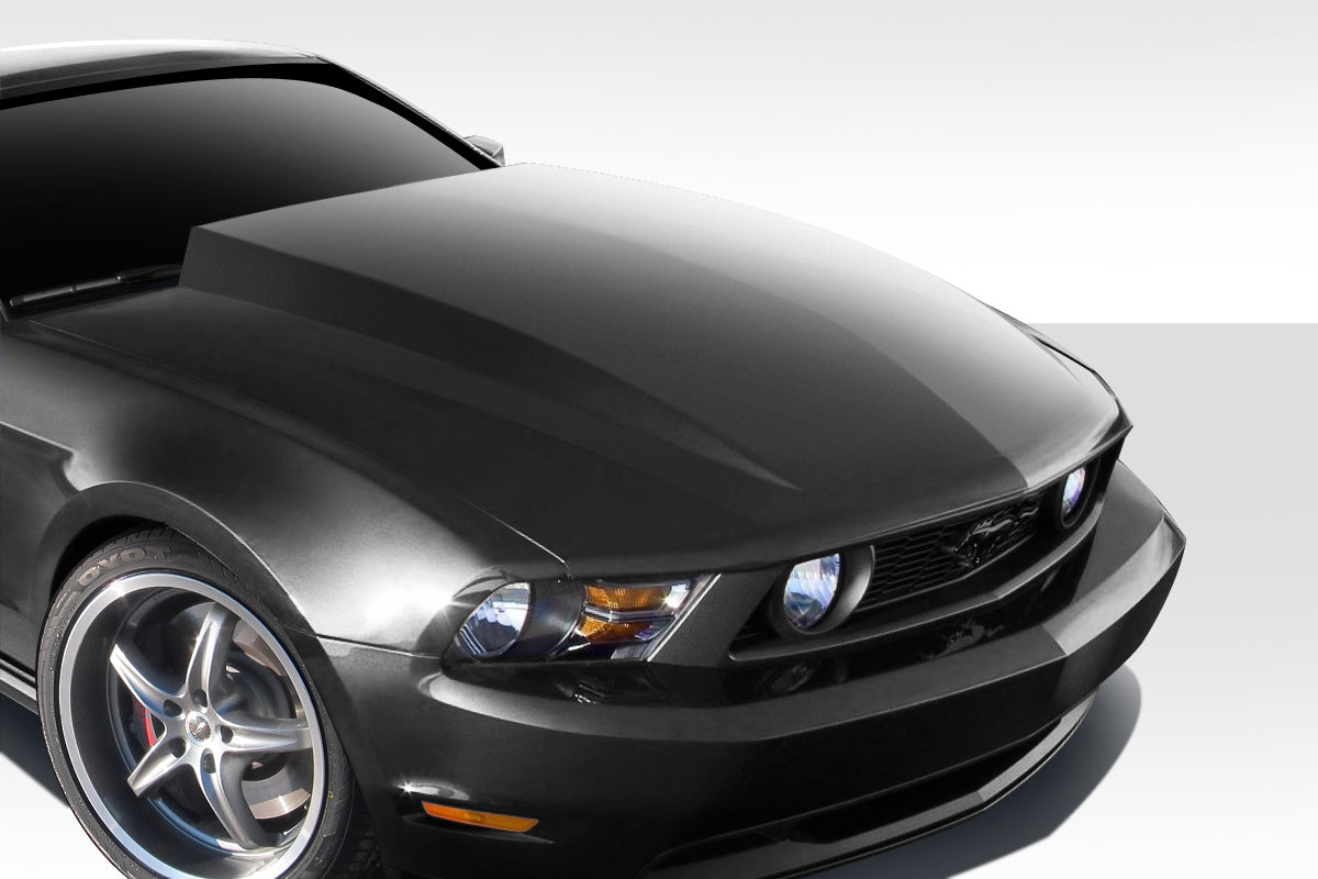 Extreme Dimensions Duraflex 4" Cowl Hood Compatible With 2010-2012 Ford Mustang - 1 Piece - 112401