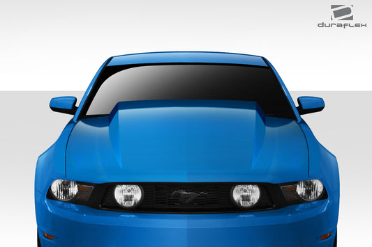 Extreme Dimensions Duraflex 4" Cowl Hood Compatible With 2010-2012 Ford Mustang - 1 Piece - 112401