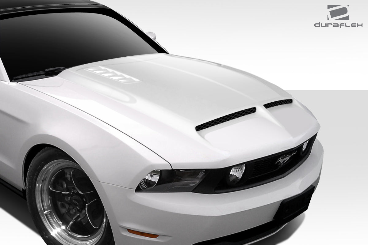 Extreme Dimensions Duraflex CVX Version 6 Hood Compatible With 2010-2012 Ford Mustang - 1 Piece - 112402