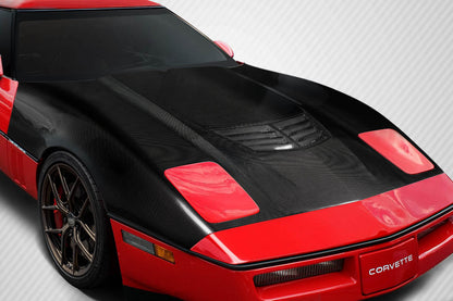 Carbon Creations Stingray Z Hood Compatible With 1985-1996 Chevrolet Corvette - 1 Piece - 112406