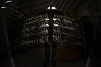 Carbon Creations Stingray Z Hood Compatible With 2011-2015 Chevrolet Cruze - 1 Piece - 112408